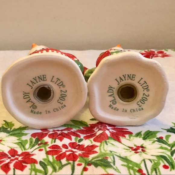 Snowmen Salt and Pepper Shakers Christmas Decor Lady Jayne LTD. Snowman - Picture 9 of 11